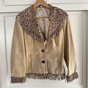 Vintage Suede Fringe Jacket